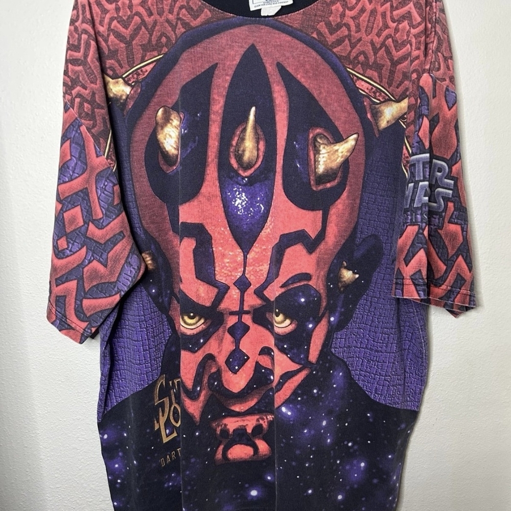 Vintage Disney Star Wars Darth Maul Shirt